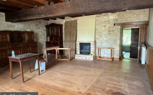 4 Bed Village House To Restore With Outbuildings Between Mansle And Aunac