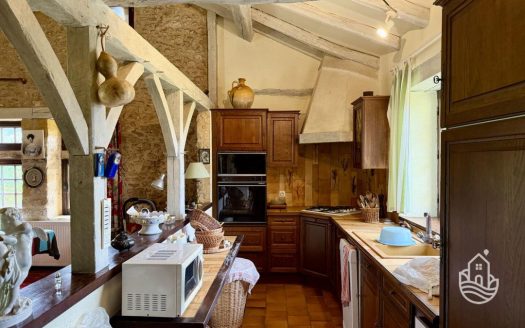 Beautiful Stone House Set On 11 Hectares Of Woodland And Meadow In A Hamlet